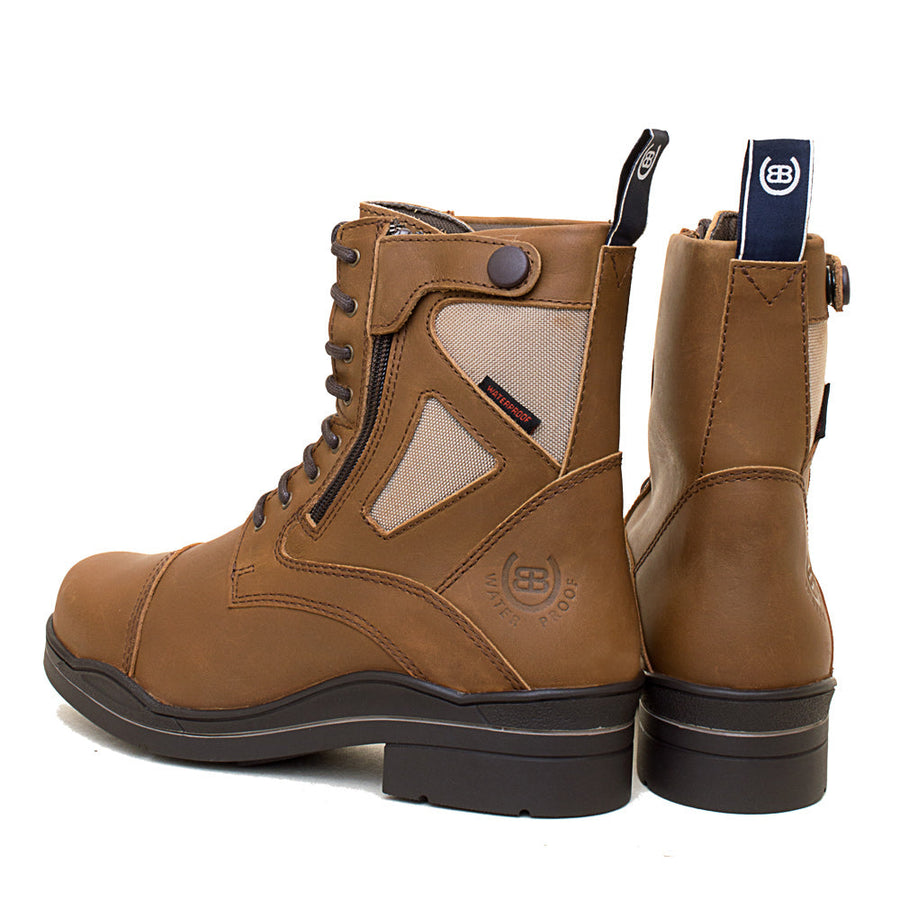 Kentucky Storm Waterproof Jodhpur Boots - Mocha