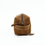 Vintage Cowhide Leather Mens Travel  Daily Bag