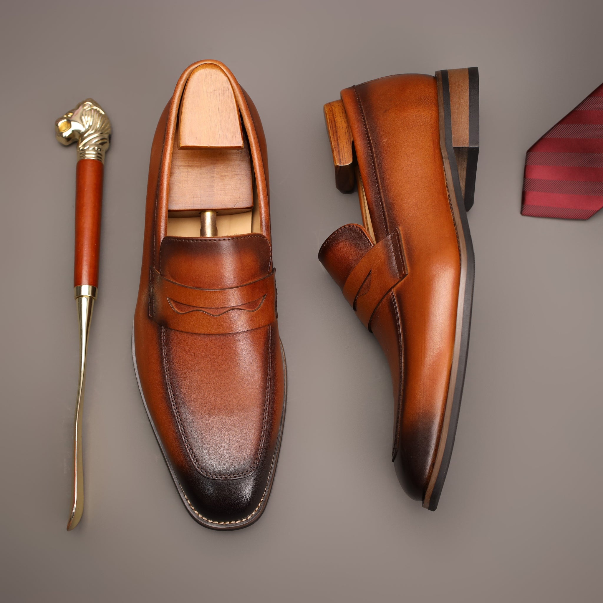 1pair MenS Classic Minimalist Formal Cow Leather Loafers  AllSeason SlipOn Round Toe Business Casual Shoes with Rubber Sole and Bovine Leather Insole