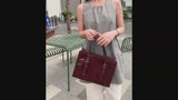 New CrossBorder Casual Leather Tote Bag for Women Featuring a FirstLayer VegetableTanned Design Perfect for Shoulder Or Crossbody Use
