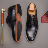 Mens Oxford Shoes New Mens Genuine Oxford Shoes Comfortable and Breathable Casual Business Shoes AllSeason Versatile Classic British Wedding Mens Shoes