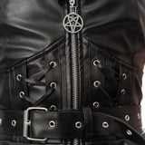 Heartless Ravina Faux Leather Goth Dress