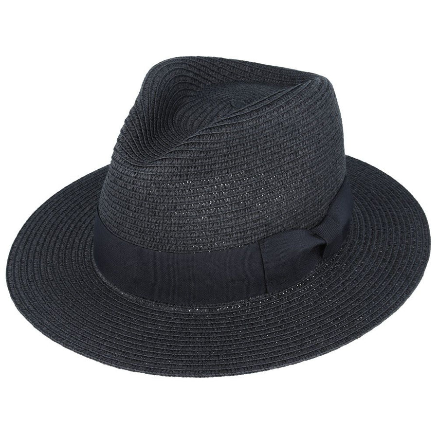 Summer Paper Straw Fedora Hat