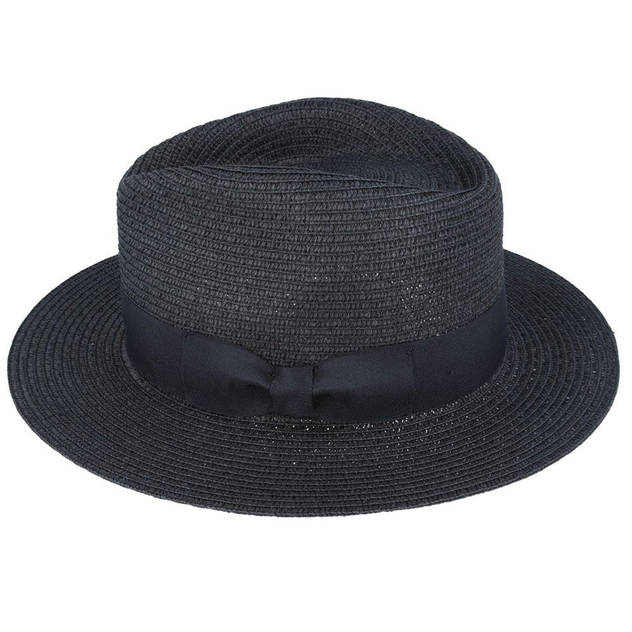 Summer Paper Straw Fedora Hat