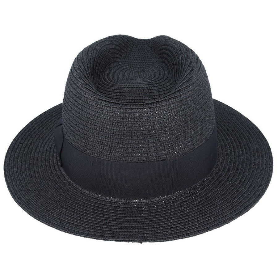 Summer Paper Straw Fedora Hat