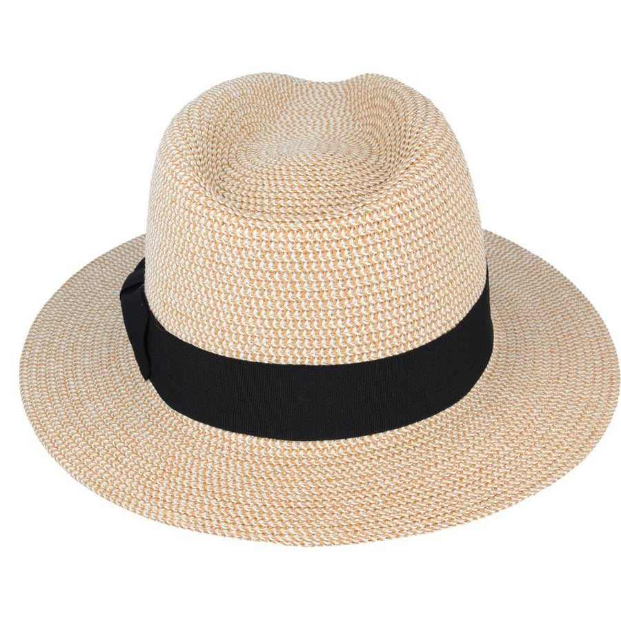 Summer Paper Straw Fedora Hat