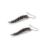 Spine Earrings Pewter Gothic Anatomical Jewellery