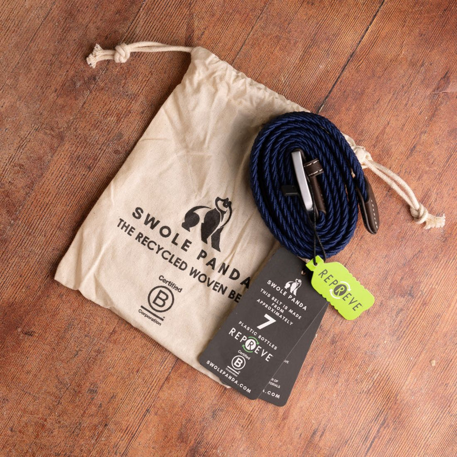 Woven Belt - Jet Black