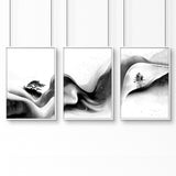 Wall Canvas Art | Set of 3 Asian Inspired Wall art Prints
